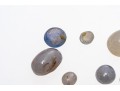 Loose Stones: Nine Sapphires, White To Pale Blue, 28.33 TCW