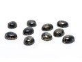 Loose Stones: Ten Oval Cabochon Cut Pyrite Stones, 45.2 TCW