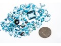 Loose Stones: 200 Light To Dark Blue And Mystic Topaz, 93.4 TCW