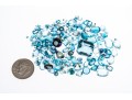 Loose Stones: 200 Light To Dark Blue And Mystic Topaz, 93.4 TCW