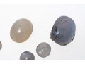 Loose Stones: Nine Sapphires, White To Pale Blue, 28.33 TCW