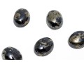 Loose Stones: Ten Oval Cabochon Cut Pyrite Stones, 45.2 TCW