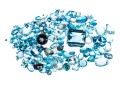 Loose Stones: 200 Light To Dark Blue And Mystic Topaz, 93.4 TCW