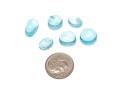 Loose Stones: 6 Cabochon Aquamarine, 28.56 TCW