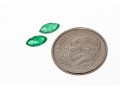 Loose Stones: Two Medium Green, Marques Emeralds, 0.86 TCW