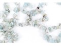 0.35 Lbs. Aquamarine Tumbled Stone Beads