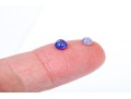 Loose Stones: 35 Round Cabochon Tanzanites, 15.68 TCW