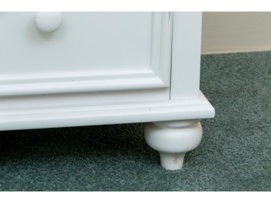 Entertainment Cabinet In White Paint By Young America