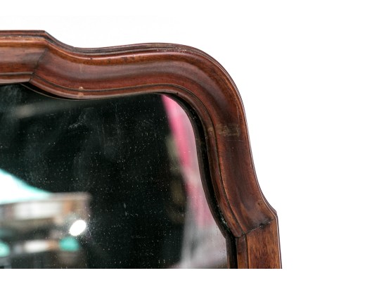 Vintage Queen Anne Style Mahogany Mirror