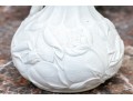 Collection Of 4 Antique, English Monochrome Glazed Parian Ware Ceramic Ewers