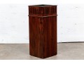 Vintage Wood And Metal Umbrella Stand