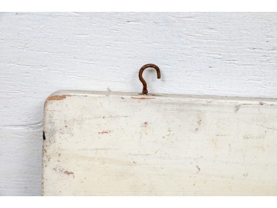 Vintage Painted Wood Sign- Stock Room