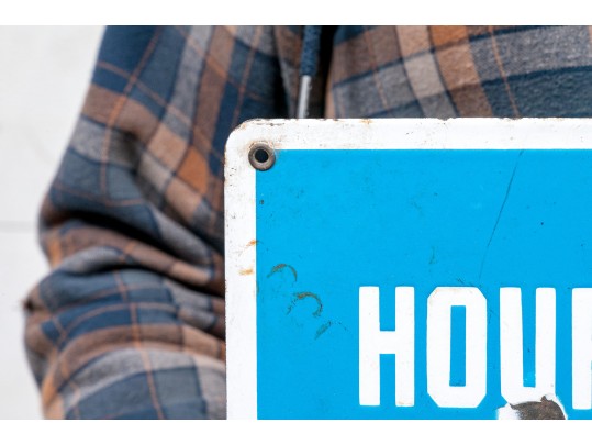 Enameled Metal Sign- Personnel Matter