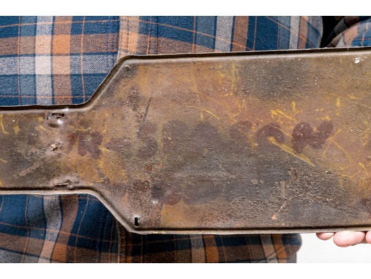 Painted Iron Sign, Boat Season Fee