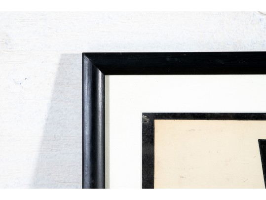 Vintage Framed Mileage Sign