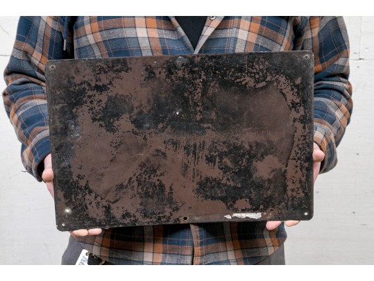 Enameled Metal Sign- Personnel Matter