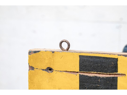 Vintage Painted Wood Sign- Honey