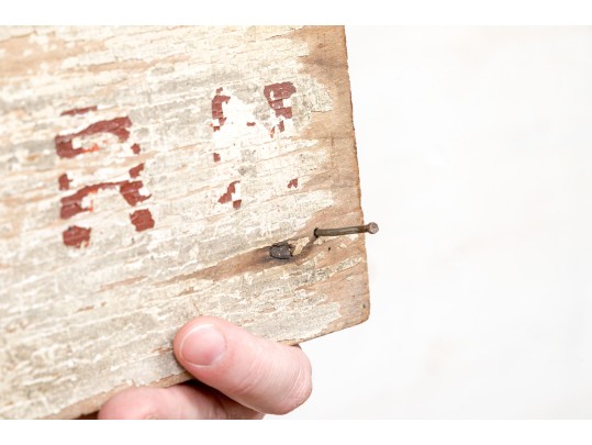 Painted Wood Sign- Toot Here