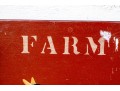 Two Vintage Painted Wood Farm Signs- Milk And Eggs