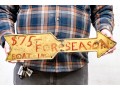 Painted Iron Sign, Boat Season Fee