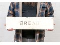 Vintage Painted Wood Sign- Bread