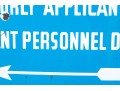 Enameled Metal Sign- Personnel Matter