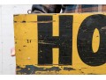 Vintage Painted Wood Sign- Honey