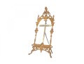Lovely Antique Decorative Brass Easel Frame, Ornate
