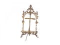 Lovely Antique Decorative Brass Easel Frame, Ornate
