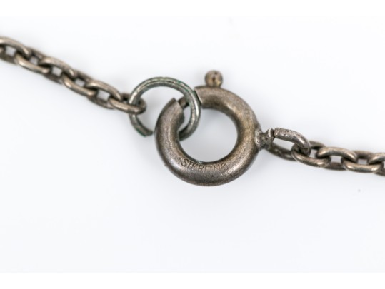 Tiffany & Co. Sterling 'Try God' Pendant On Chain