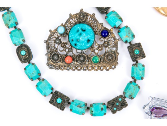 Assorted Lot Of Costume Jewelry Pieces