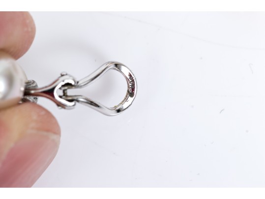 Lot Of Sterling Silver Jewelry Including A Ring And Faux Pearl Earrings