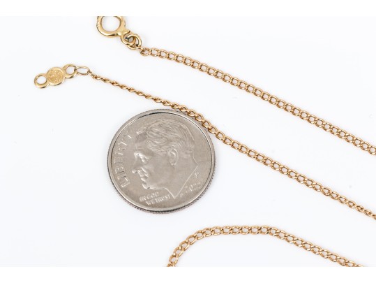 Two Willer Nantucket Basket Pendants And 14K Chain Necklace