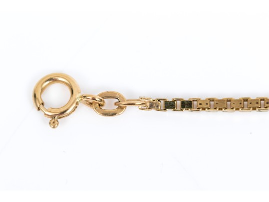 14k Yellow Gold Handsome Box Chain