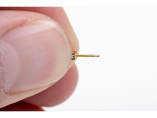 14k Yellow Gold Pretty Vintage Fringed Pendant Earrings