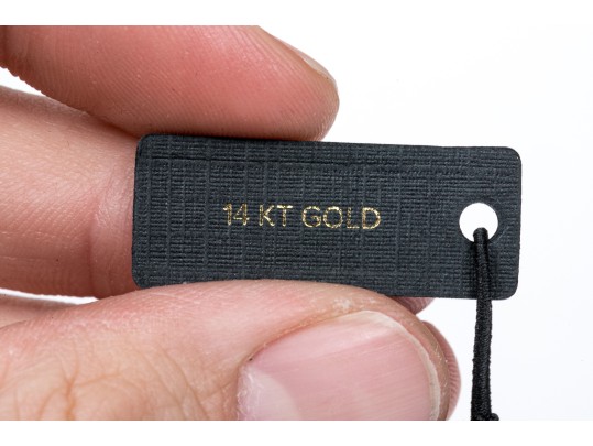 14k Yellow Gold Simple Hollow Oval Link Bracelet