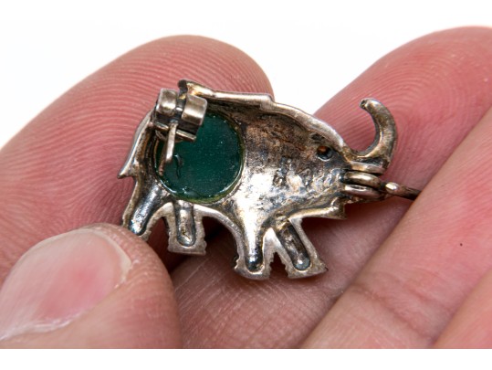 Lot Of Assorted Sterling Jewelry Pieces, Including A Vintage Hobe Brooch