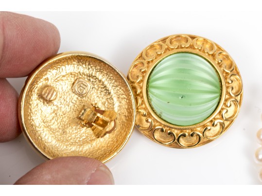 Colorful Fashion Clip Earrings And Watches