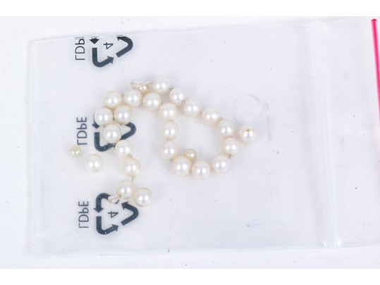 Lot Of Four Bead Necklaces, Including Amethyst And Jade, Chalcedony, Cultured Pearl And Sodalite