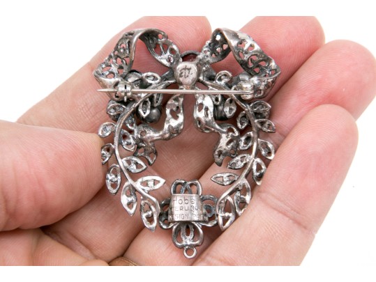 Lot Of Assorted Sterling Jewelry Pieces, Including A Vintage Hobe Brooch