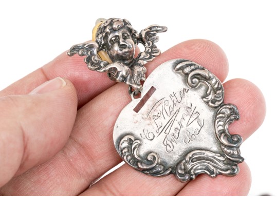 Three Pairs Of Sterling Pendant Clip Back Earrings