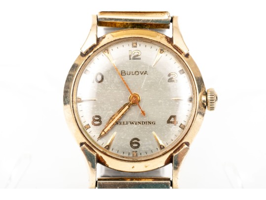 Bulova Handsome 32mm Gold Filled And Steel Automatic Anti Magnetic Watch