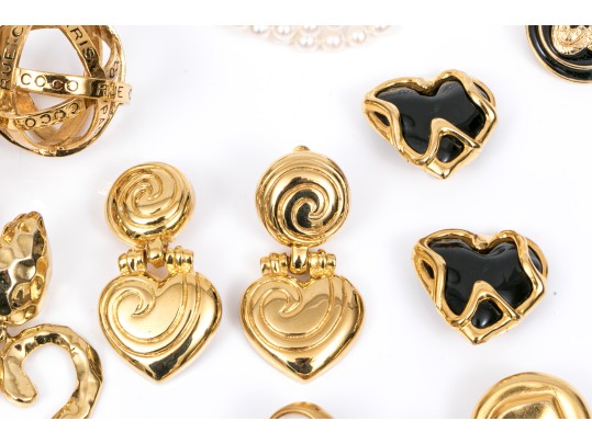 Colorful Fashion Clip Earrings And Watches