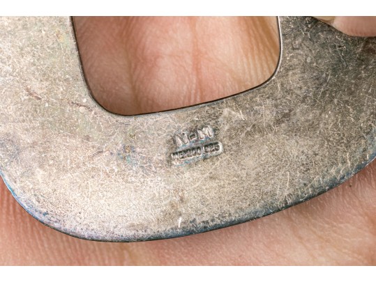 Three Pairs Of Sterling Pendant Clip Back Earrings