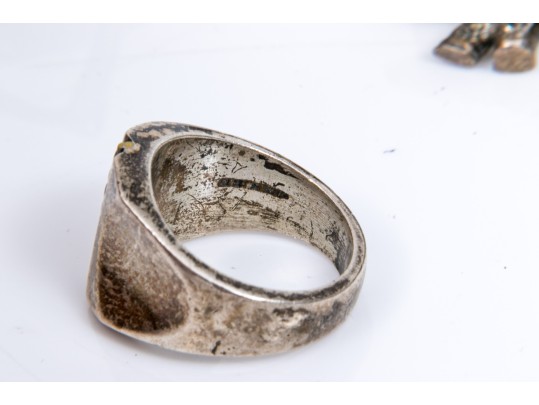 Lot Of Assorted Sterling Jewelry Pieces, Including A Vintage Hobe Brooch