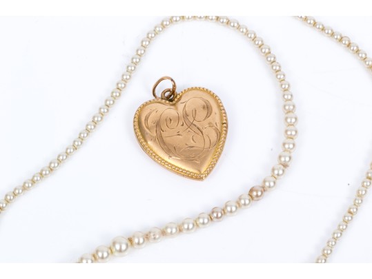 Lot Of Two Assorted 10k Jewelry Pieces