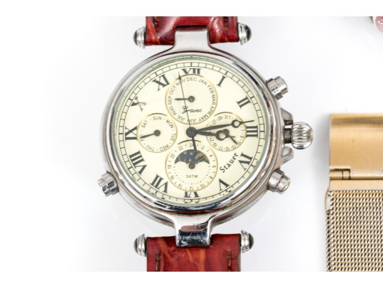 Colorful Fashion Clip Earrings And Watches