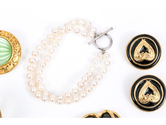 Colorful Fashion Clip Earrings And Watches