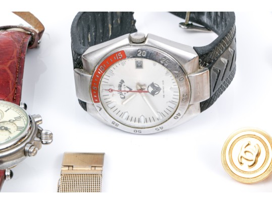 Colorful Fashion Clip Earrings And Watches