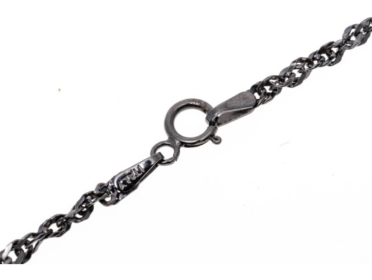 14K Black Gold Chain Necklace